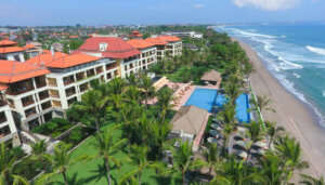 beach side of best resort in Bali