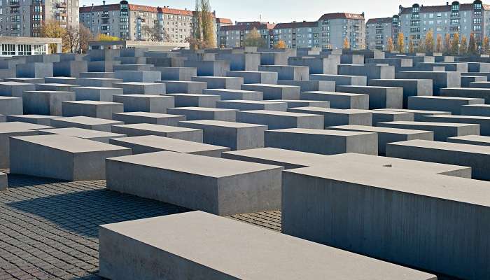 A wonderful view of Memorial of the Murdered Jews of Europe, one of the best places to visit in Berlin