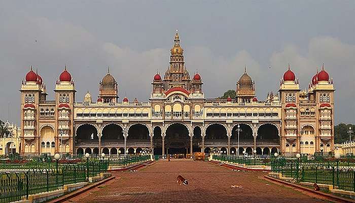 Mysore palace is one of the exciting places to visit in Chikmagalur known for its royal ambience