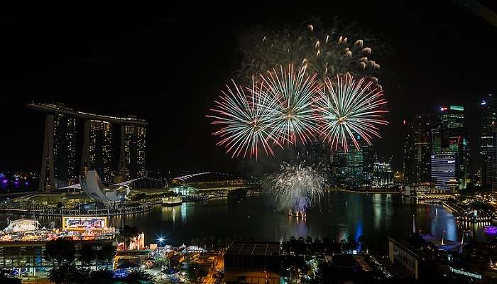 New year celebration in Singapore