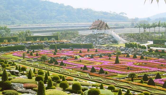 The flowery Nong Noogh Garden in Pattaya