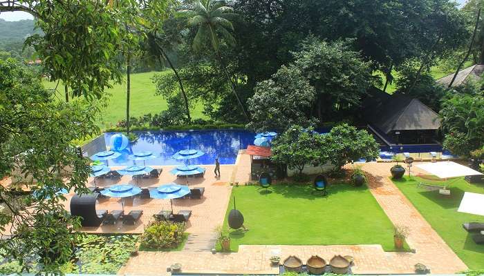A majestic view of Novotel Goa Resort And Spa, one of the best luxury hotels in Goa
