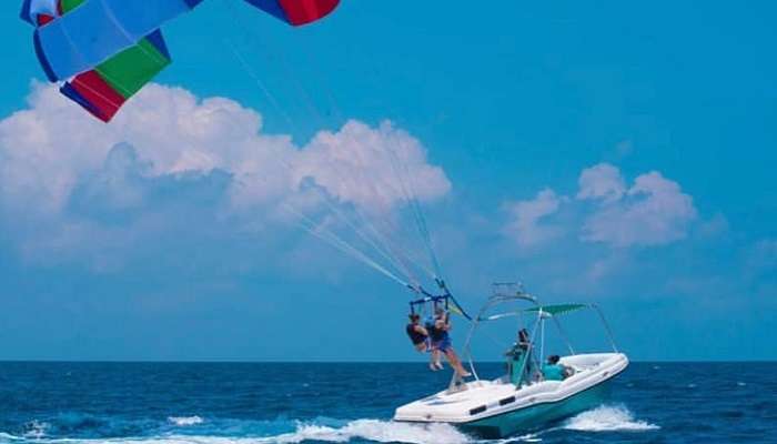 Parasailing, among Fun Things To Do In Maldives