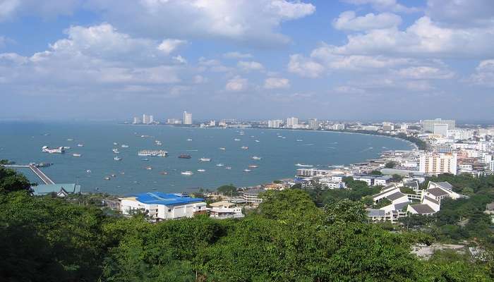 This viewpoint is one of the best places to visit in Pattaya for hiking and taking in the entire city.