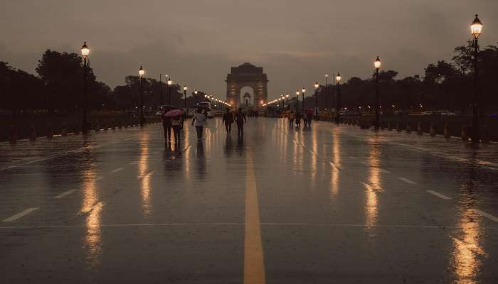 People Walking on the Street during Night Time