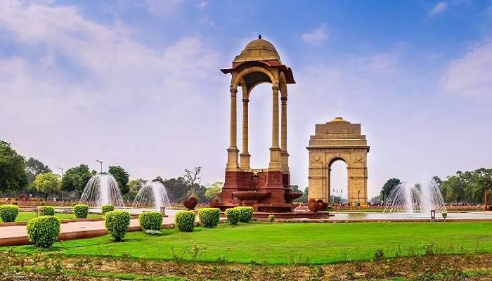 Splendid View of Rajpath in Delhi 