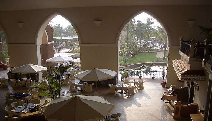A wonderful view of Ramada Caravela Beach Resort, one of the best luxury hotels in Goa