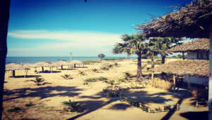 Beach side view of best resort in Rameshwaram