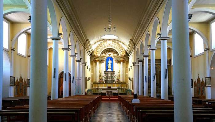 Rosario Cathedral  in Mangalore in July