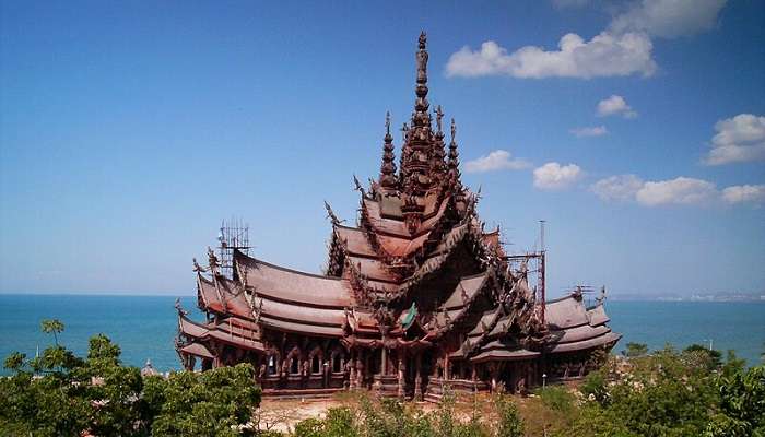 The Sanctuary of Truth is one of the most holy places to visit in Pattaya.