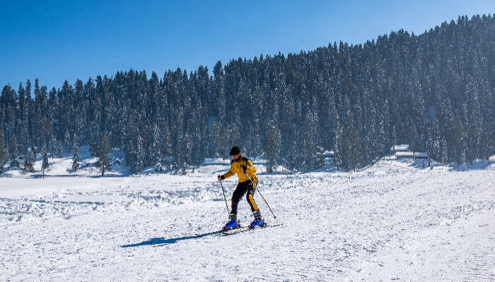 Skiing in Srinagar, one of the best things to do in Srinagar.