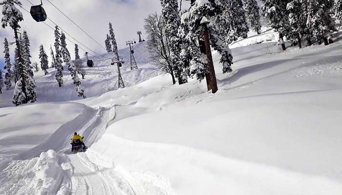  Snowmobiling In Gulmarg