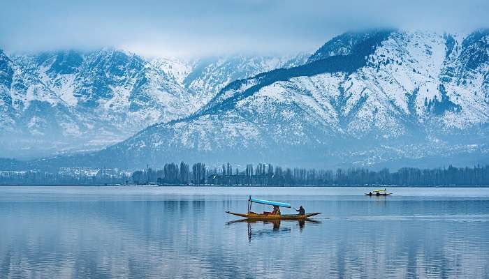 The scenic view of Srinagar, among the best hill stations in India.