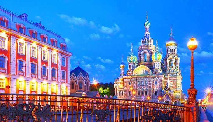 St. Petersburg is the best places to visit in August in Asia 