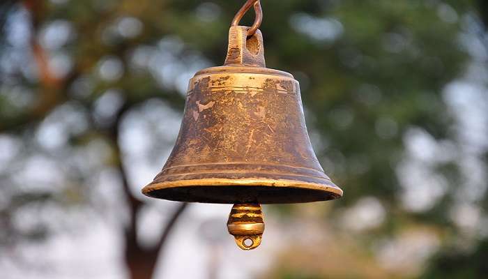 A blissful view of temple bell