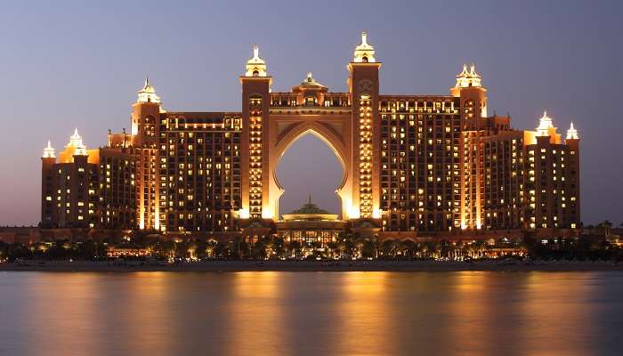 The Atlantis Palm Hotel, one of the tourist places in Dubai