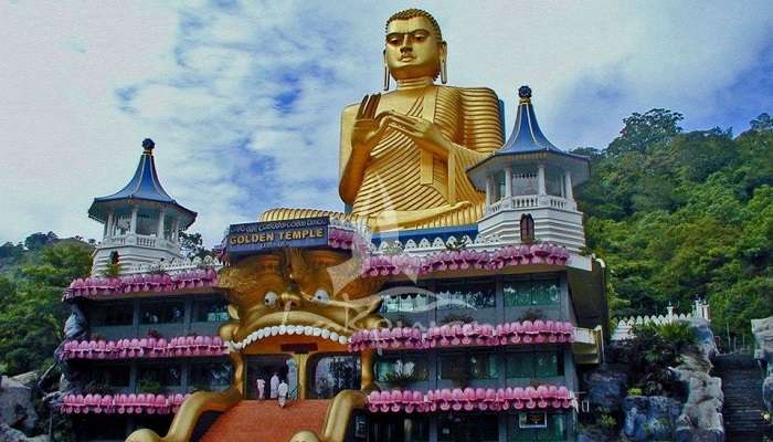 The Dambulla Cave Temple, among Sri Lanka tourist places