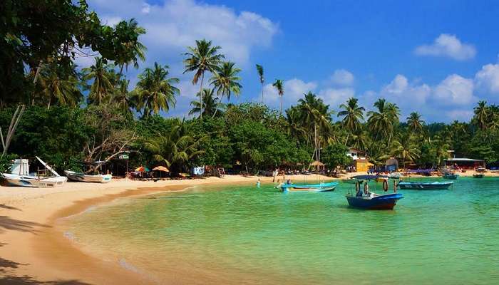 Unawatuna Beach, among Sri Lanka tourist places