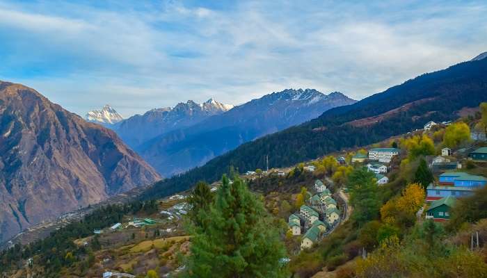 A spectacular view of Auli in summer