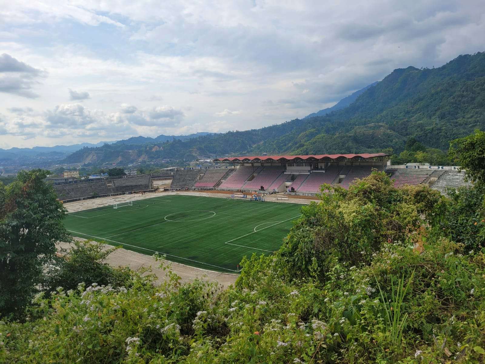 Spectacular view of Golden Jubilee Stadium, Yupia.