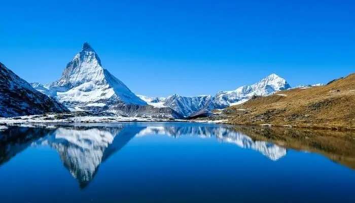 Zermatt is one of the places to visit in March in world