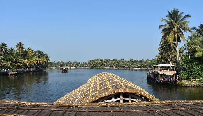 The backwaters of Alleppey are one of the best honeymoon places in August in India.