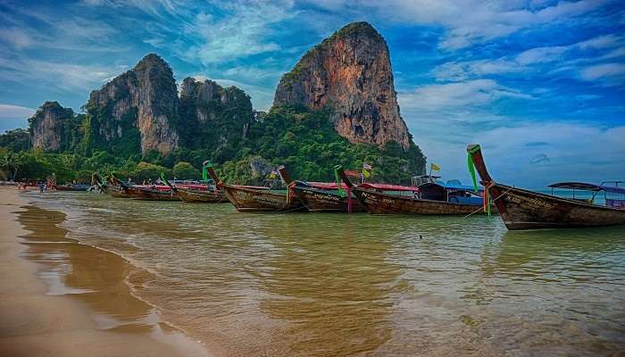 Railay Island is one of the best tourist places in Thailand.