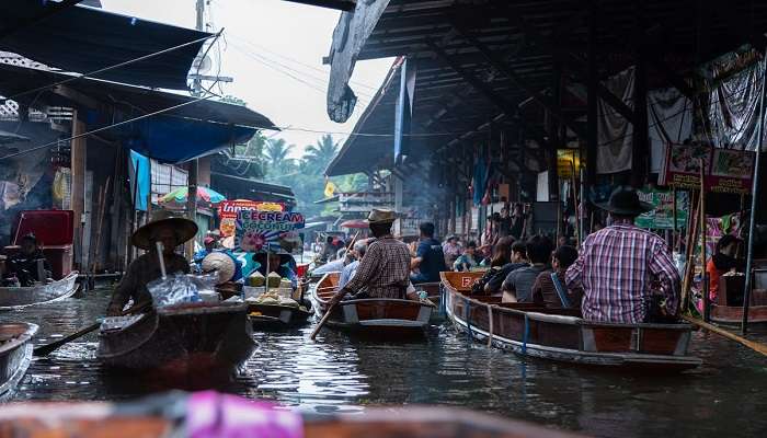 The floating market is one of the must see places to visit in Pattaya.