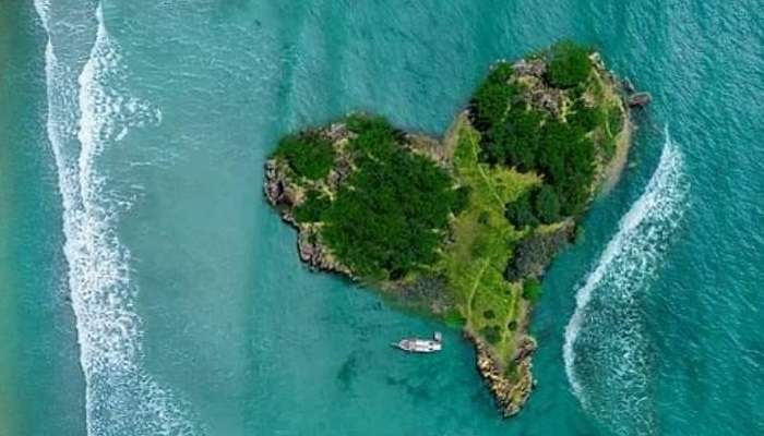 heart shaped islands