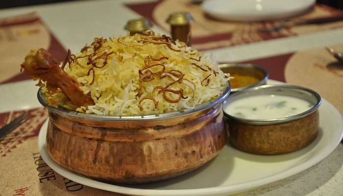 Hyderabadi Biryani at one of the best restaurants in Bangalore