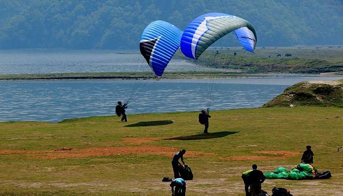 Paragliding is the Popular adventure sports in Pondicherry
