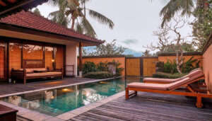 private pool villa in one of the best resorts in Bali
