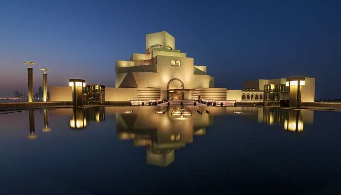 A scenic view of Museum of Islamic Art in Doha