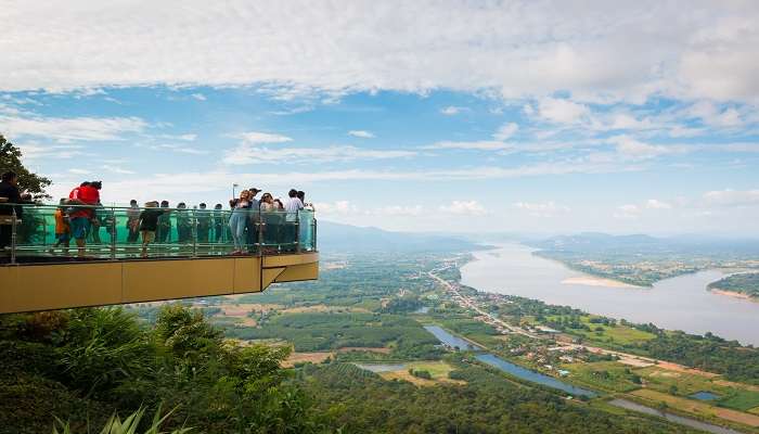 Tourists at Nong Khai, one of the best tourist places in Thailand