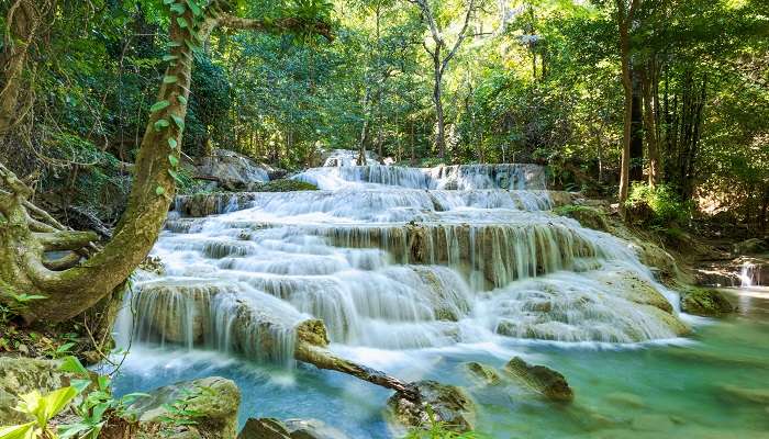 Erawan National Park is one of the best tourist places in Thailand for nature lovers