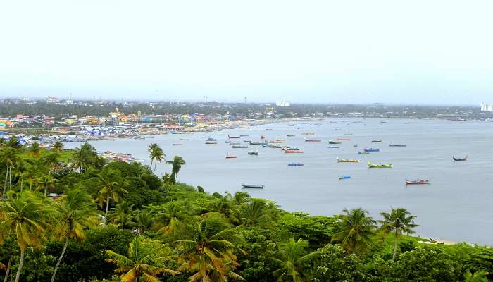 Thangessary's vibrant and lively beach makes it one of the top places to visit in Kollam.t