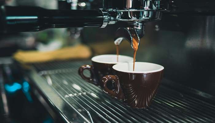 cup of coffee on table