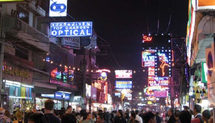 One of the most popular haunts of Thai nightlife, walking street is one of the top places to visit in Pattaya.