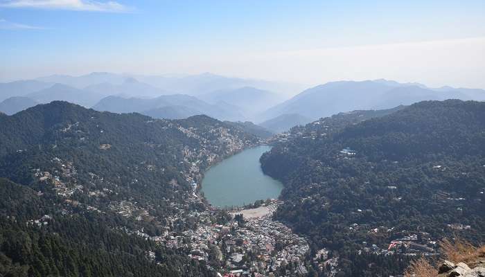 magnificent view of Nainital