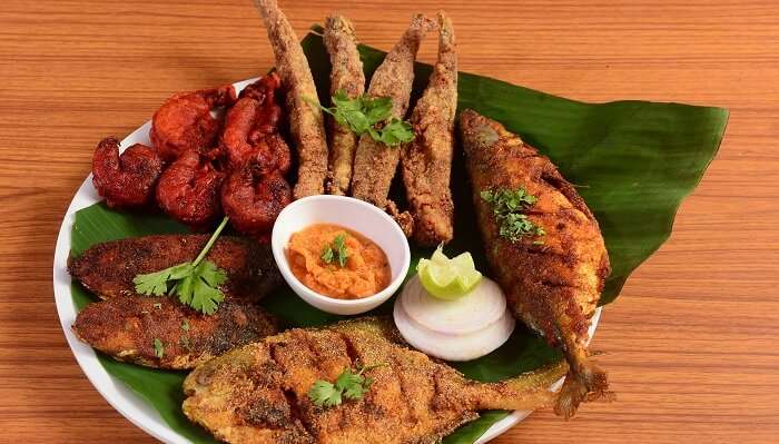 Indian Fish Platter