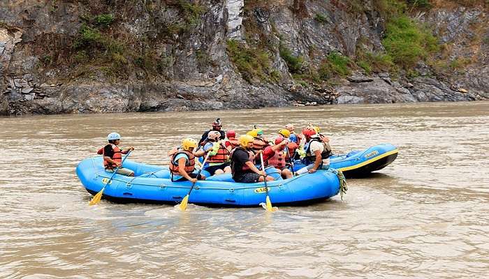 Barapole River is one of the best place to go river rafting in Coorg