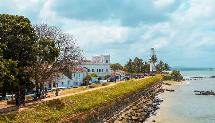 Panoramic view of the Galle fort