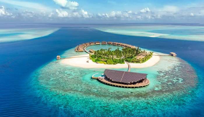 मालदीव का हवाई दृश्य
