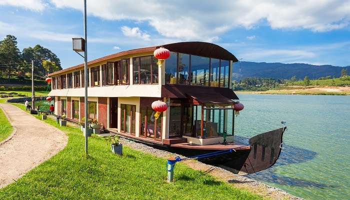 Take a ride on the houseboat at Gregory Lake in Nuwara Eliya on your day trips from Kandy