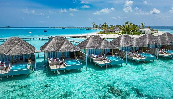 A budget resort in the Maldives