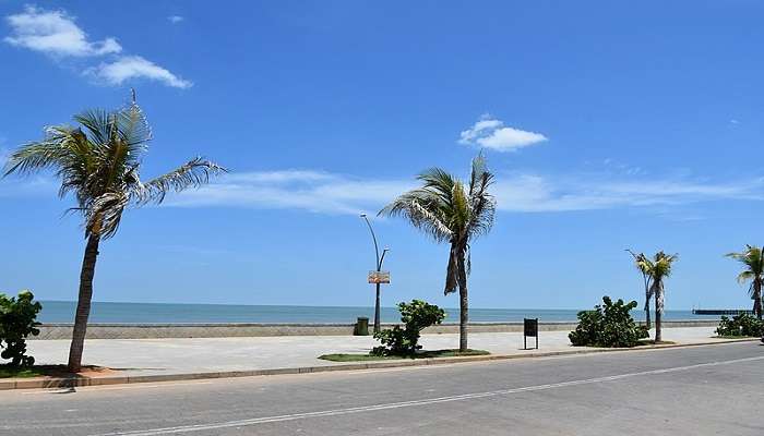 Seafront Promenade is one of the best places to visit in Pondicherry