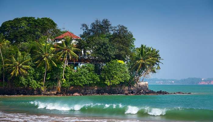A beach in Weligama