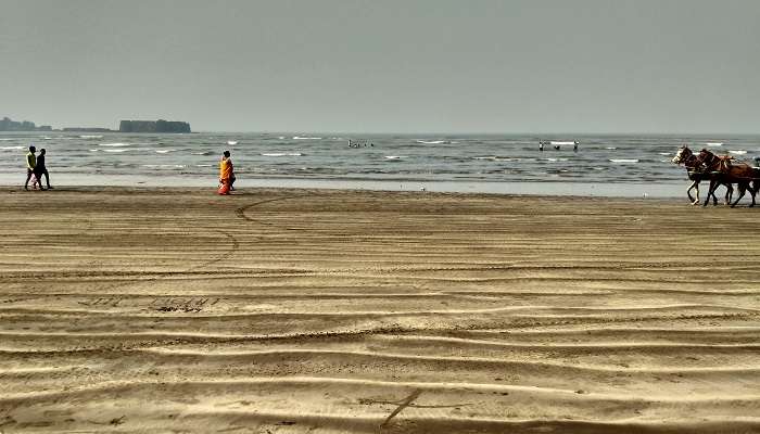 Experience the windy and quiet beaches of Maharashtra at Alibaug, one of the best places to visit in August in India.