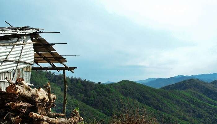 View of Moreh Hills in Manipur