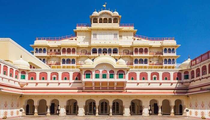Witness the stunning architecture of the City Palace